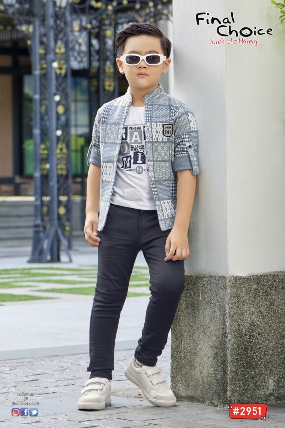 BLUE JACKET PANT