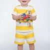 Boys Mickey and Friends Striped Co-ord Set