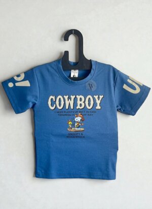 Cowboy Blue Snoopy Drop Shoulder TShirt