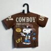 Cowboy Brown Snoopy Drop Shoulder TShirt