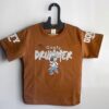Goofy Drummer Graphic Brown T Shirt