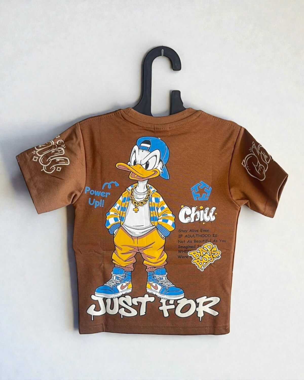 Just For Fun Brown Character TShirt - Image 2