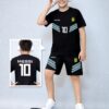 Messi 10 Black Boys Co Ord Set