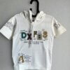 DXFS Future World White Hooded TShirt