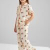 Ice Cream Print Nightwear Set