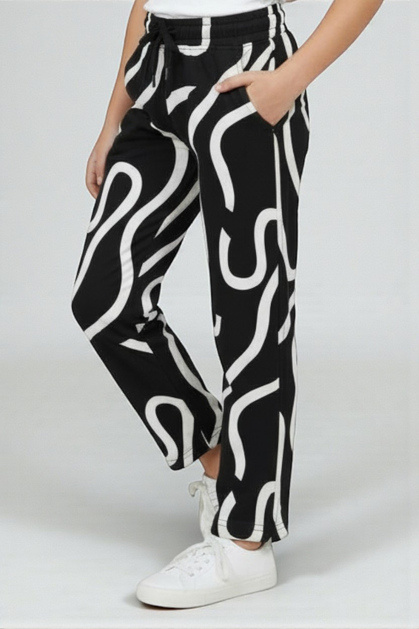 Black Printed Pyjama - Image 2