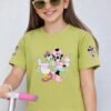 Girls Disney Lime Graphic Tee