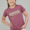 Girls Amour Onion Pink T-shirt