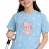Sky Blue Bunny Best Friends Oversize T-shirt