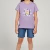 Lavender Daisy Duck Graphic T-shirt