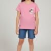 Pink Mickey Mouse Graphic T-shirt